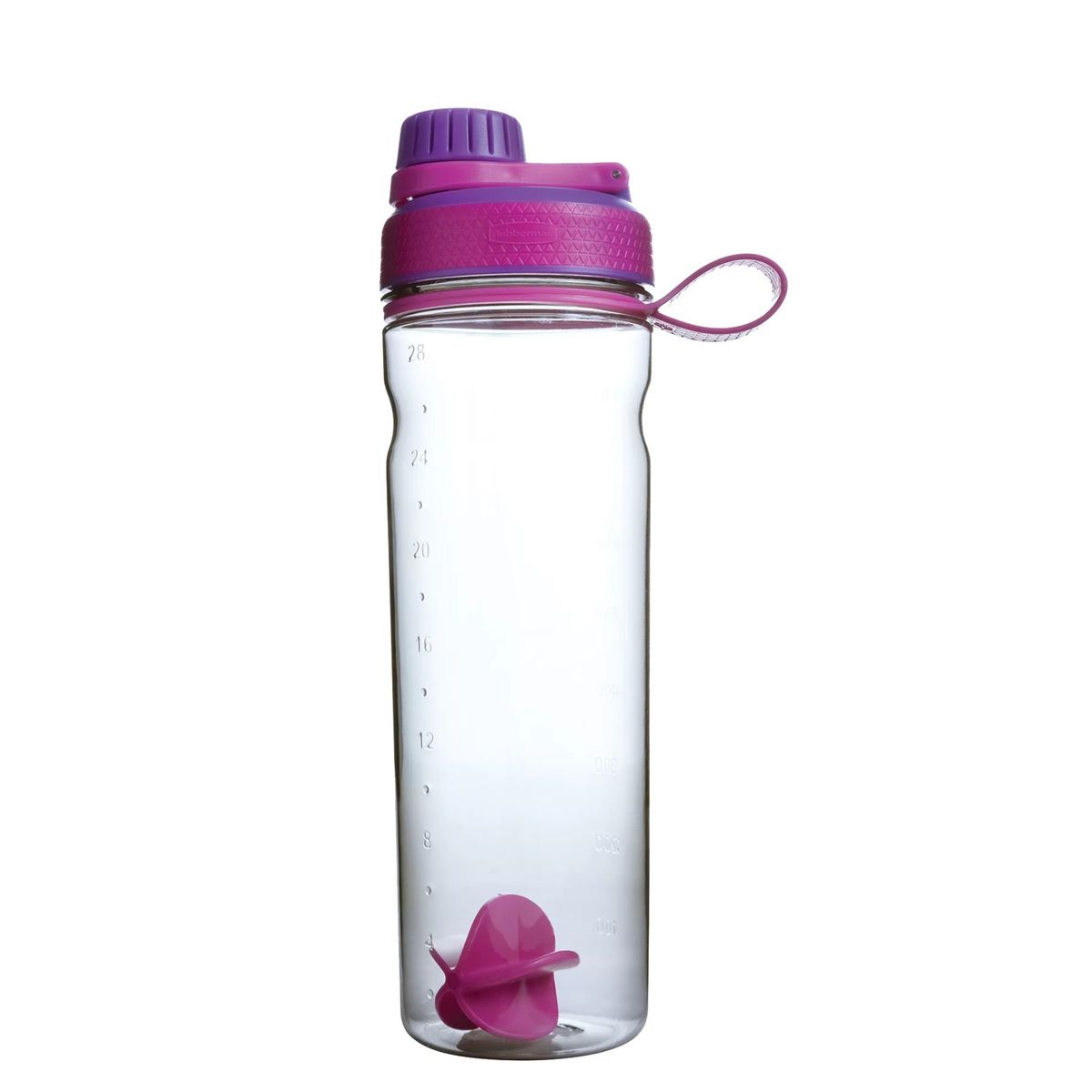 RUBBERMAID - Botella de Tritan Rubbermaid Shaker 828ml Morado-Fucsia