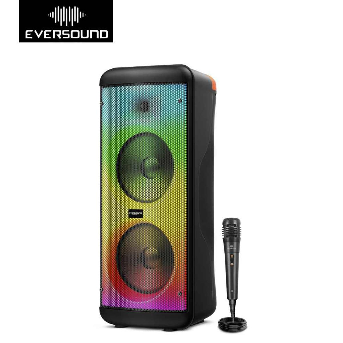 EVERSOUND - Parlante de Torre Vibratto 8'' x 2 EV 5008 EverSound Bluetooth