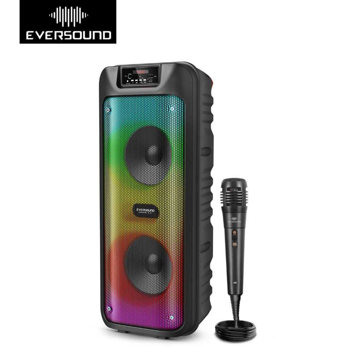 EVERSOUND - Parlante EverSound Torre Dynamic 6.5 '' x 2 EV 5006 Bluetooth RGB.