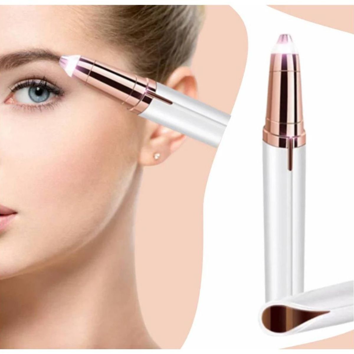 GENERICO - Depilador de Cejas Portátil Tipo Labial