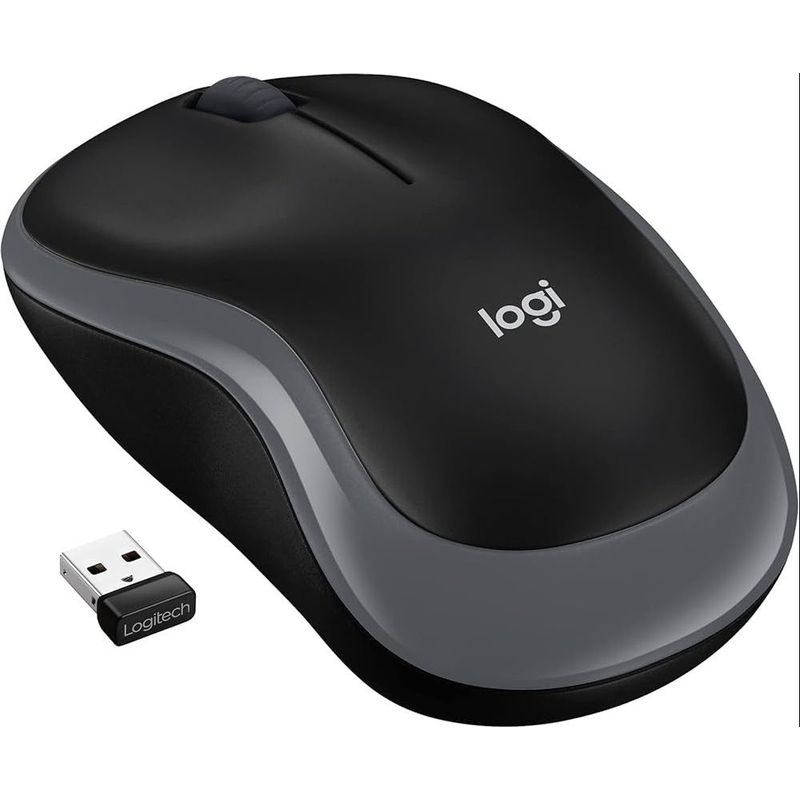 LOGITECH - Mouse Logitech M185 Nano Wireless Black