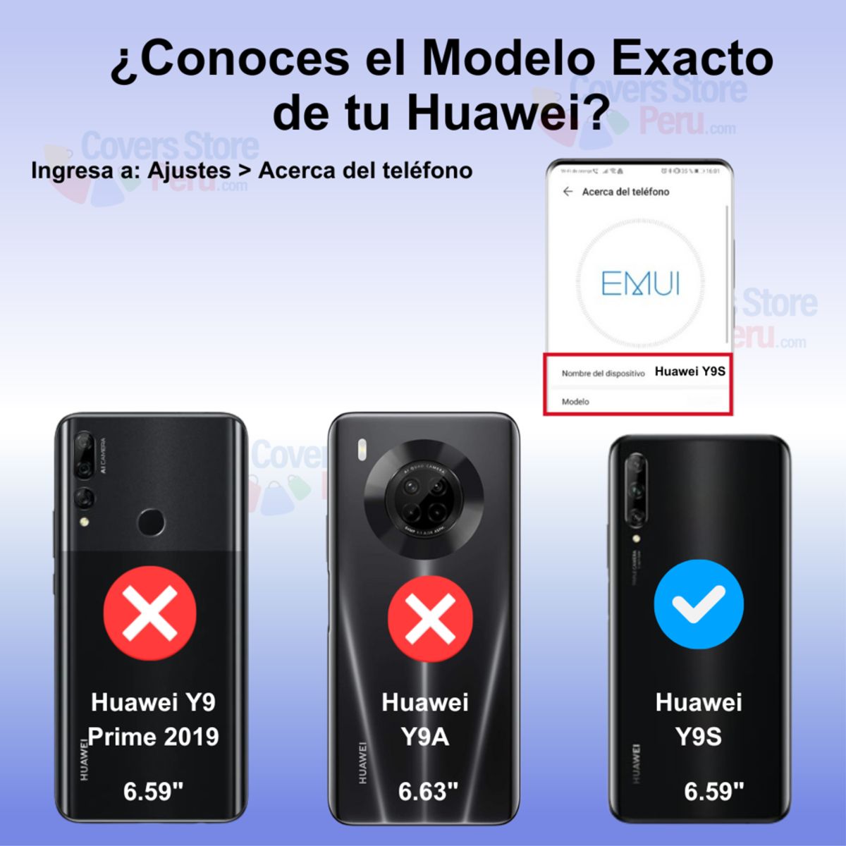 GENERICO - Funda Case para Huawei Y9s Holder Parante con Anillo Antishock Negro
