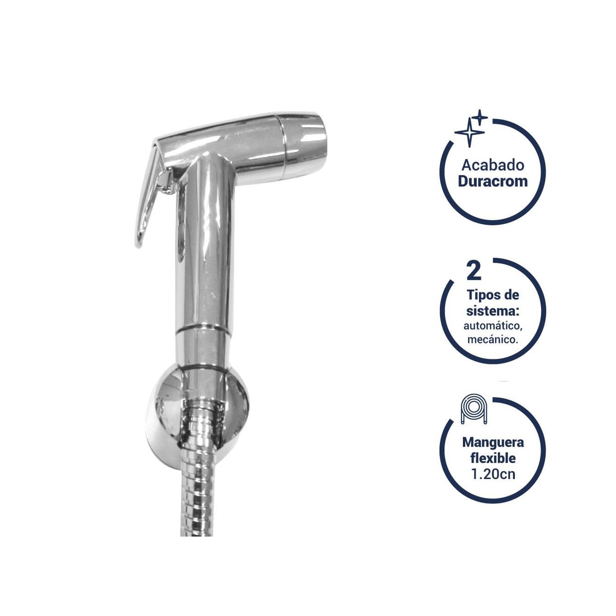 VAINSA - Duchita bidet premium con manguera flexible y soporte Vainsa