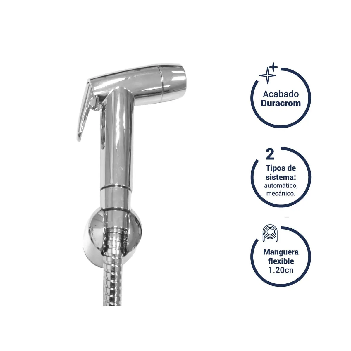 VAINSA - Duchita bidet premium con manguera flexible y soporte Vainsa