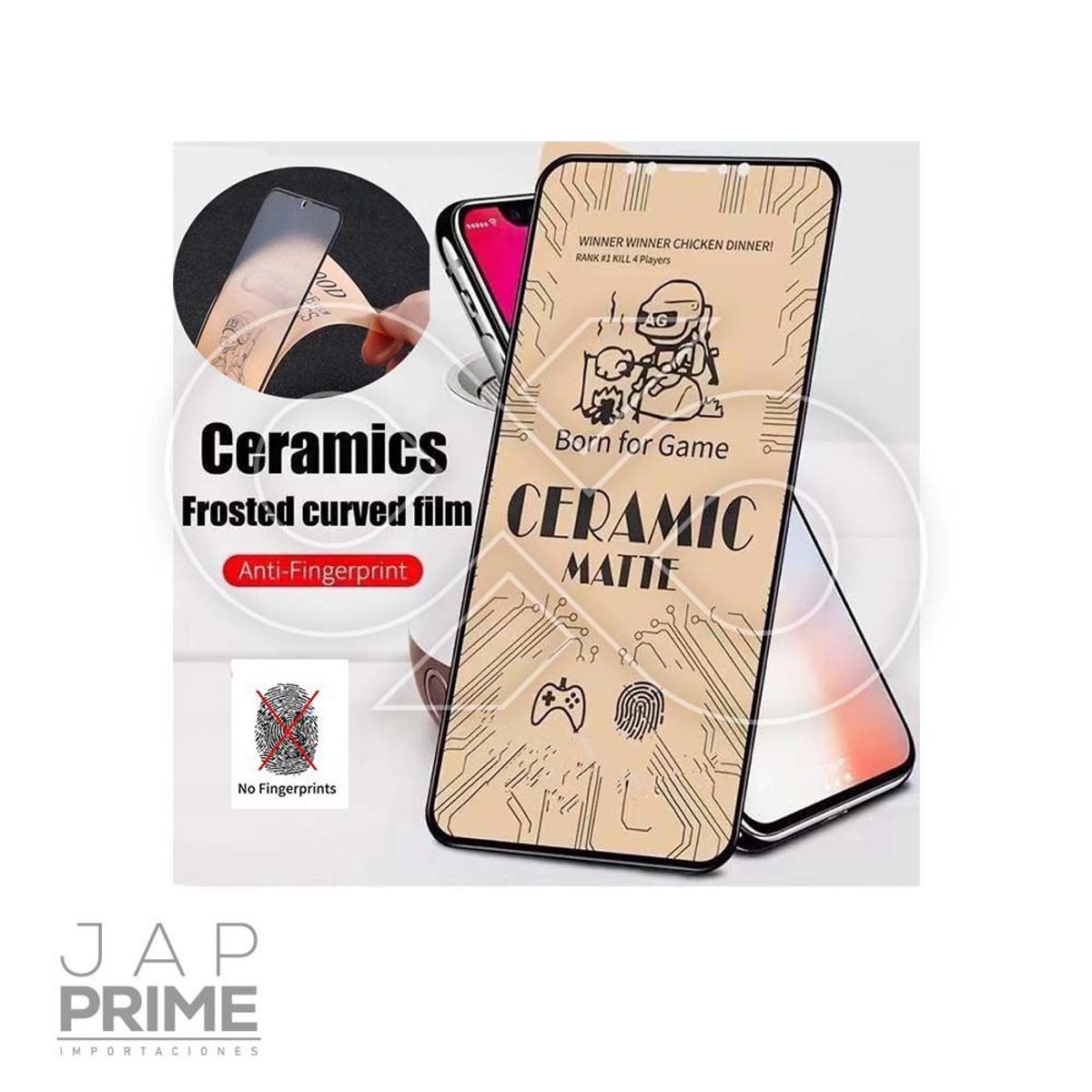 GENERICO - Mica Ceramica Mate para IPHONE X XS 11 PRO