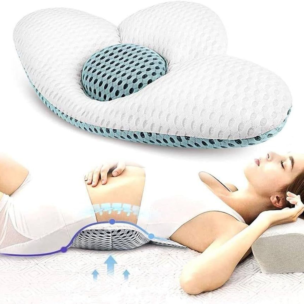 GENERICO - Almohada Ortopedica de Apoyo Lumbar