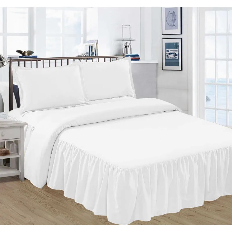 CUTE - JUEGO DE SÁBANAS CON BLONDA 2 PLAZAS