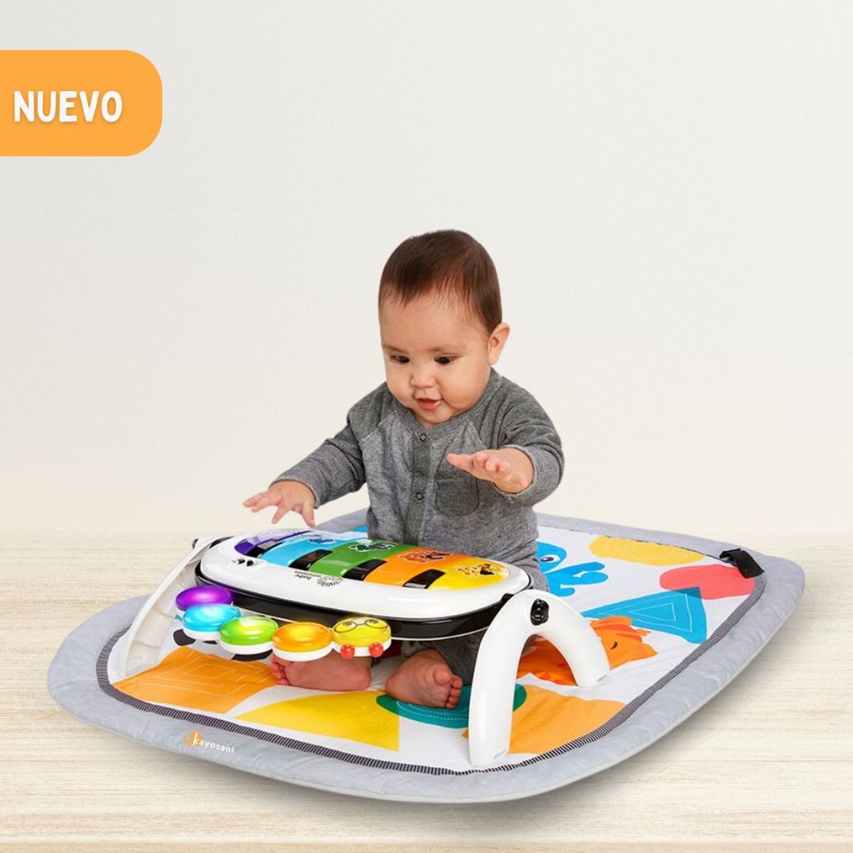 BABY EINSTEIN - Gimnasio para Bebés 4 EN 1 «KICKIN TUNES» Música y Lenguaje