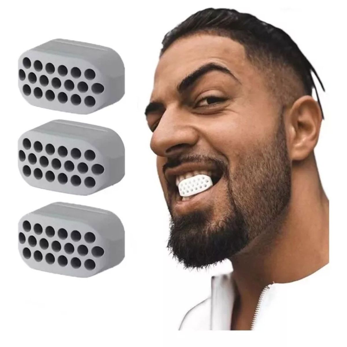 GENERICO - Ejercitador Mandíbula 3 und Gris