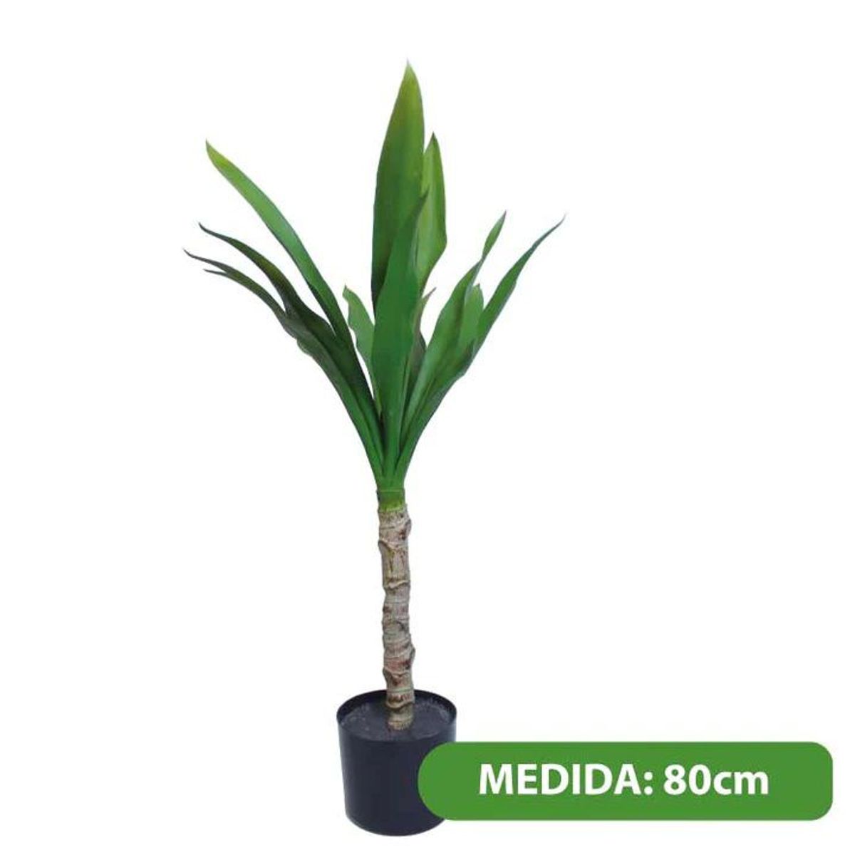 GENERICO - Planta artificial verde 80 cm.