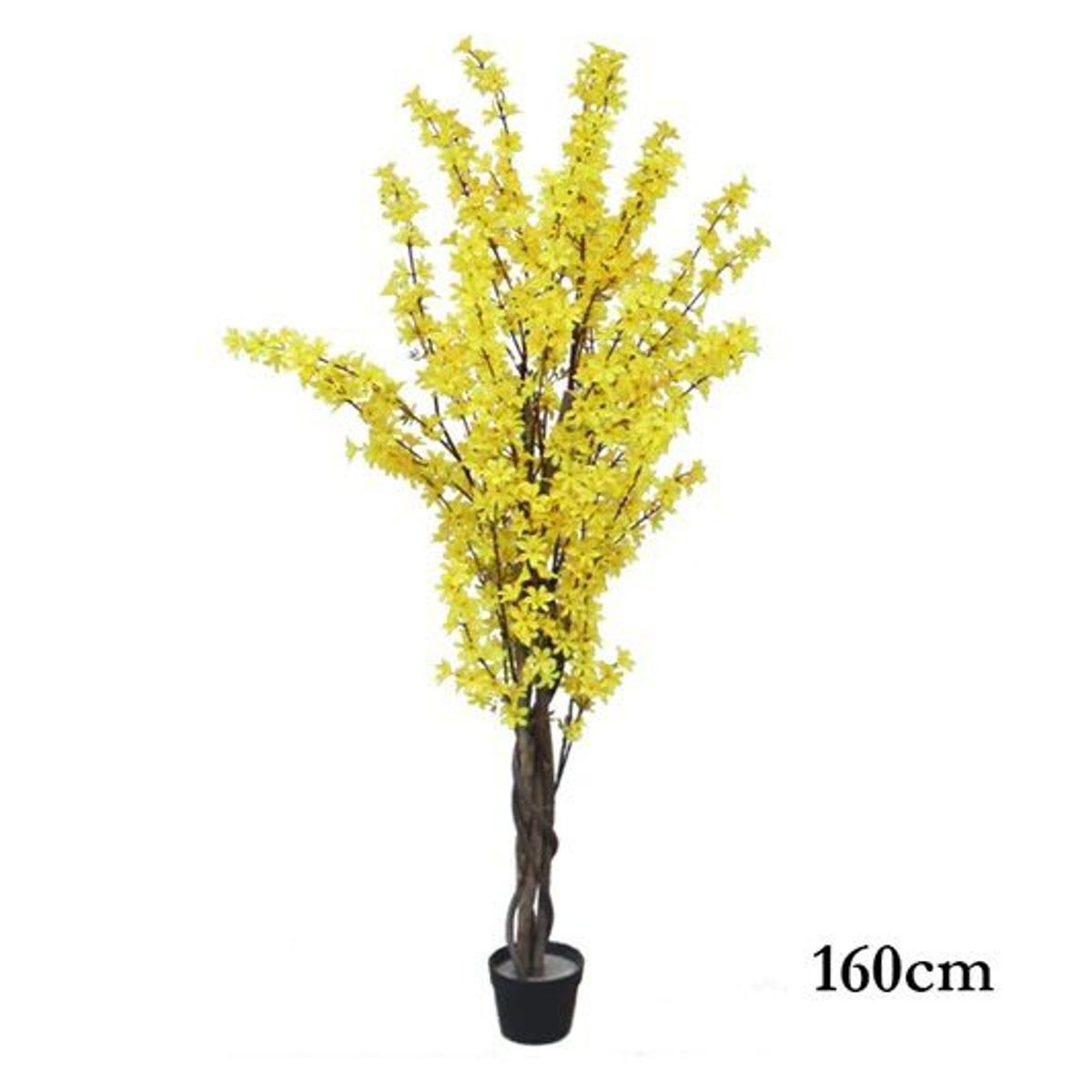 GENERICO - Planta artificial flores amarillas 1.60 m.