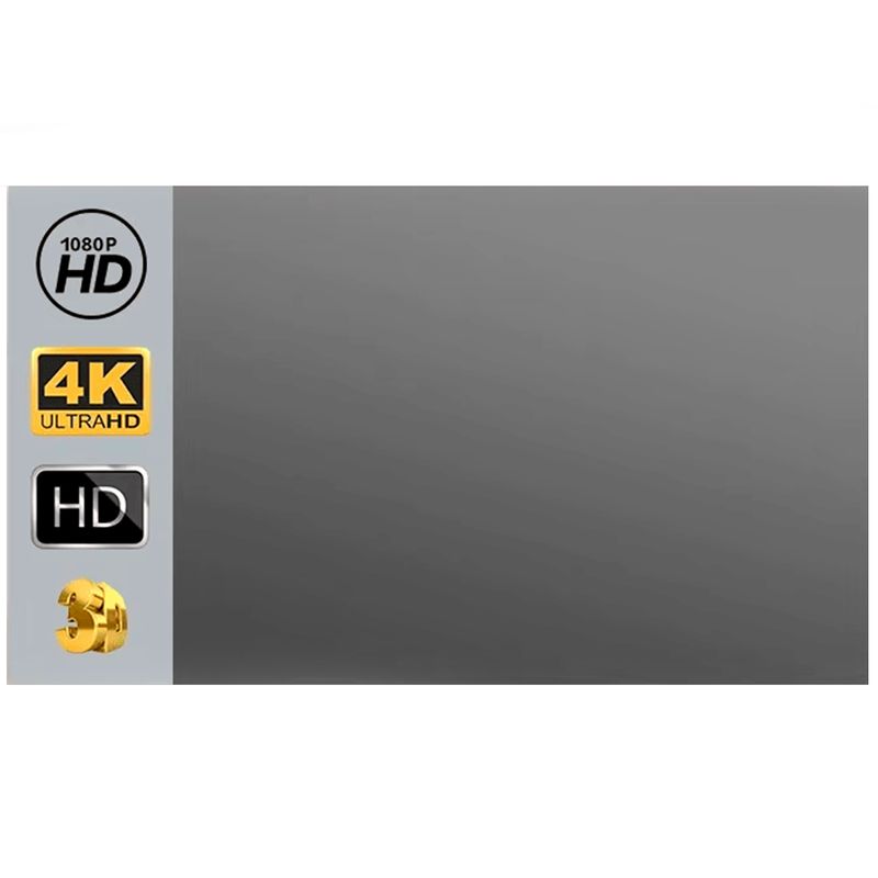 OWLENZ - Pantalla Ecran para Proyector 120 Pulgadas Plomo