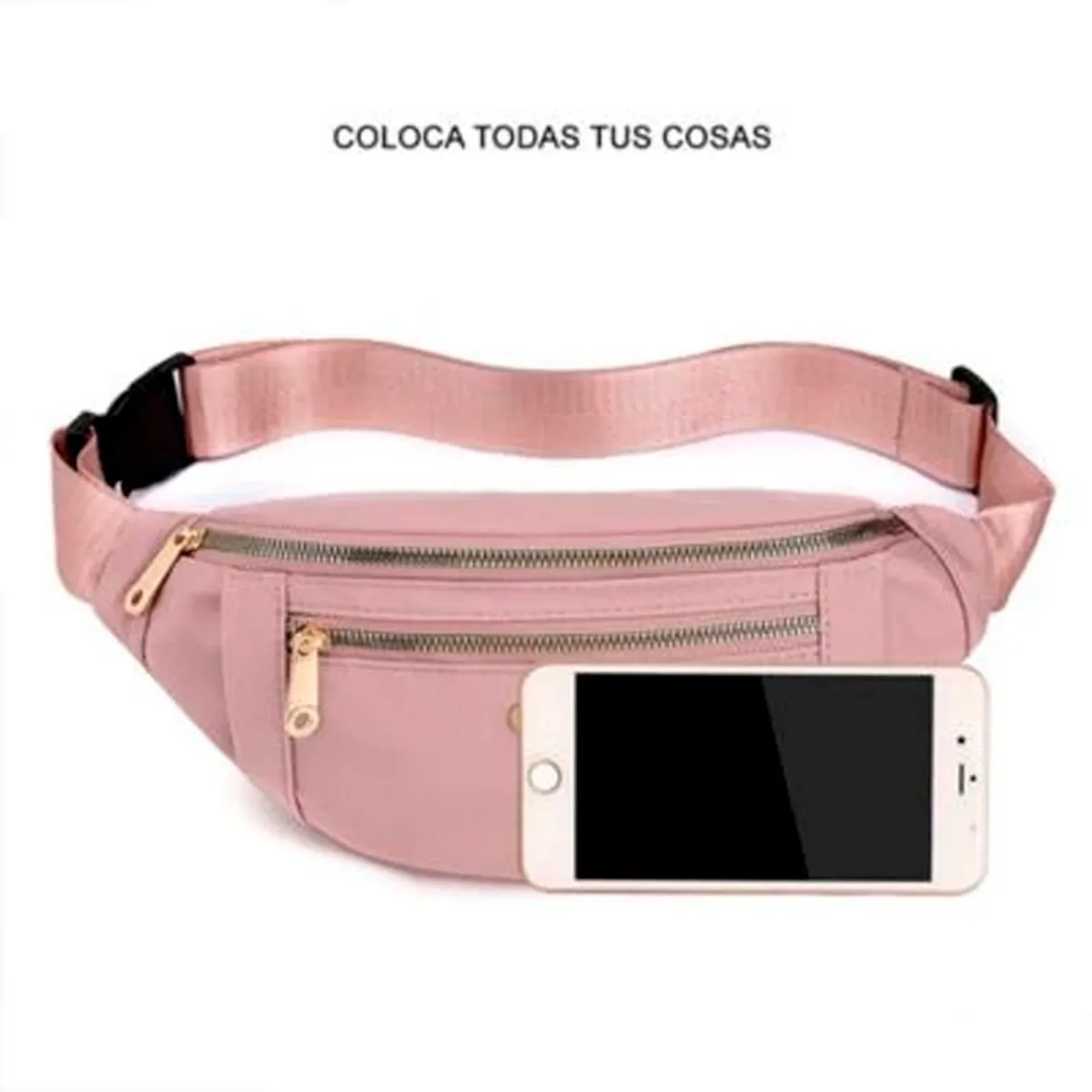 GENERICO - Canguro Riñonera para Mujer MDA290043  Negro