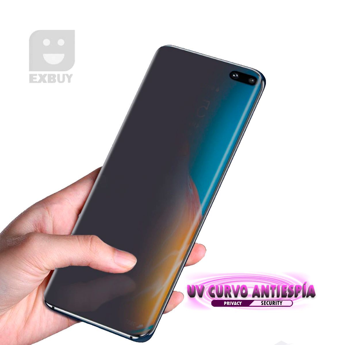 GENERICO - Mica Vidrio Curvo UV Antiespia para Samsung Galaxy S22 Ultra