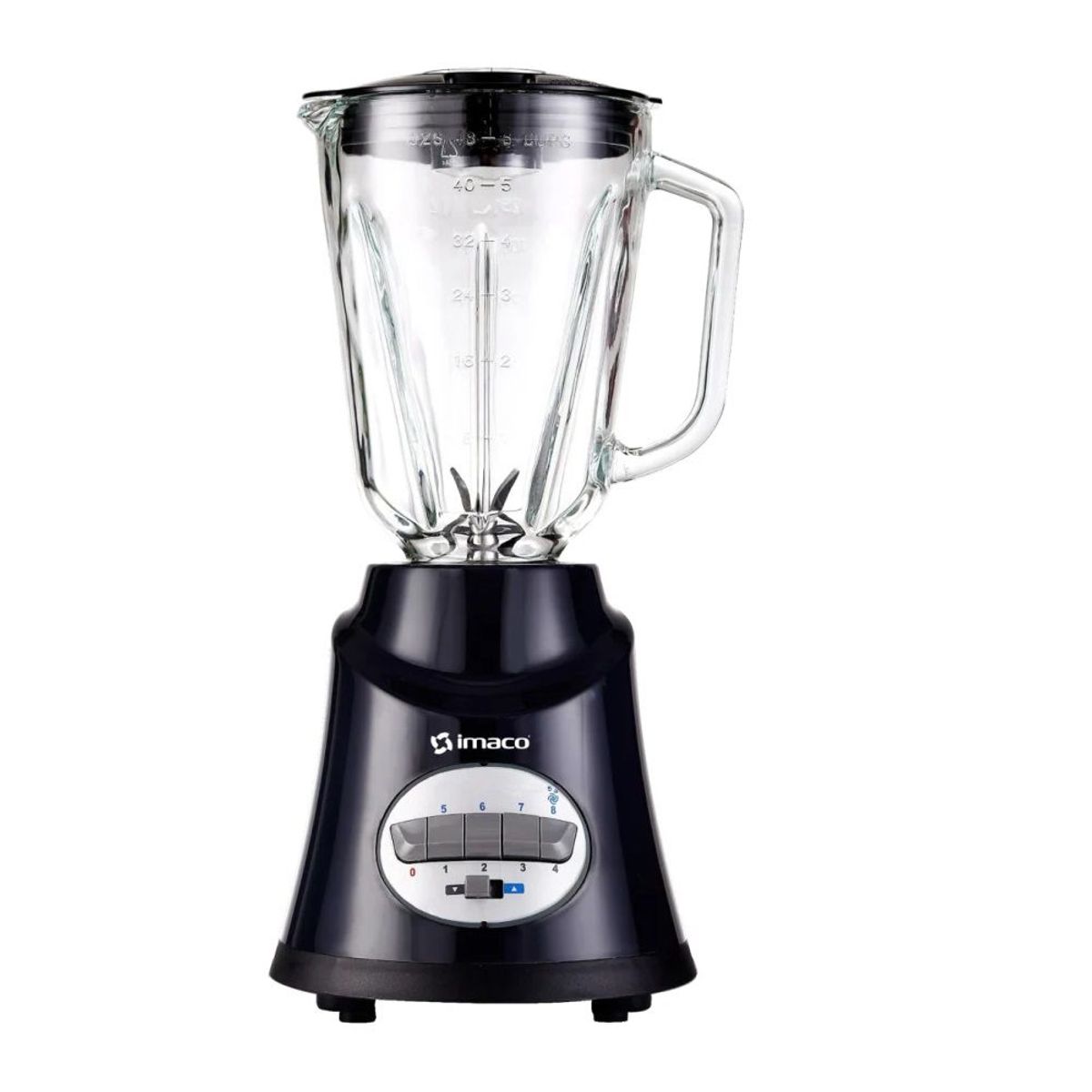 IMACO - Licuadora 1.5 Litros de 8 velocidades Imaco BL 8155N Negro