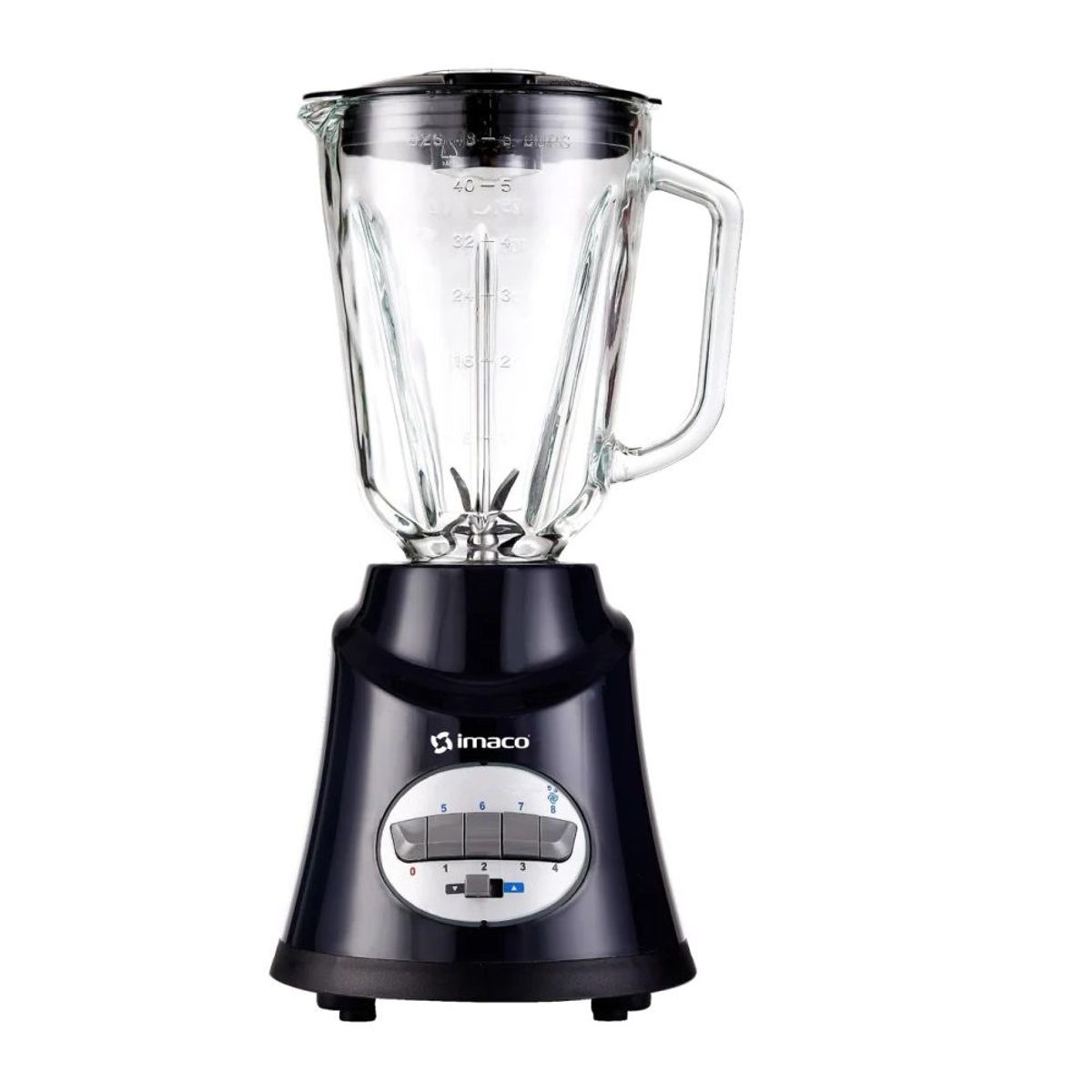 IMACO - Licuadora 1.5 Litros de 8 velocidades Imaco BL 8155N Negro