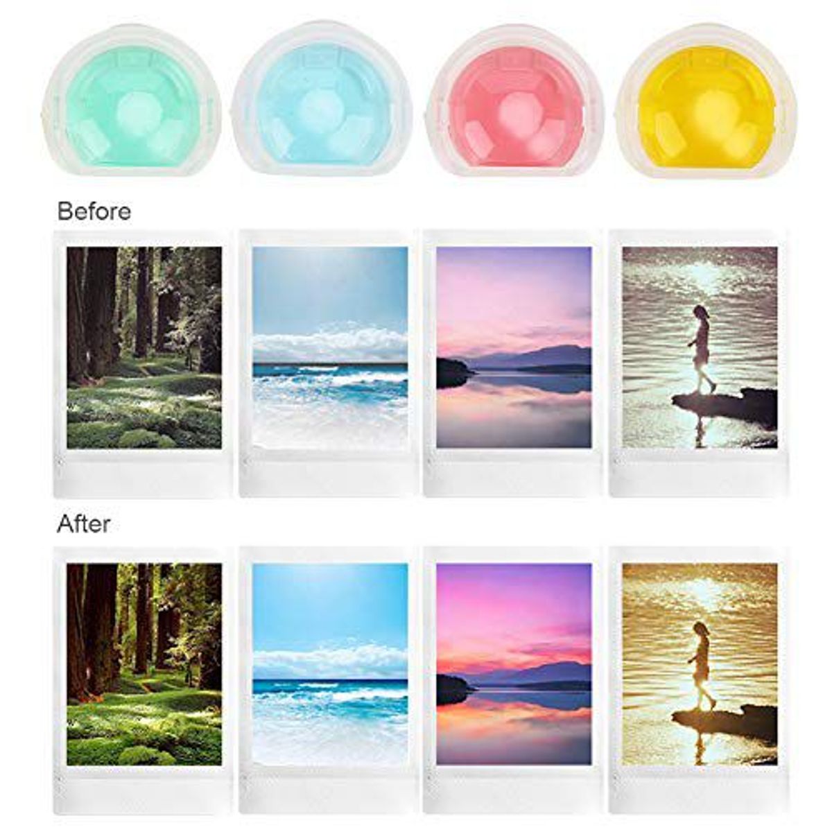 GENERICO - ACCESORIO PARA CÁMARA INSTAX MINI 11 - 6 FILTROS