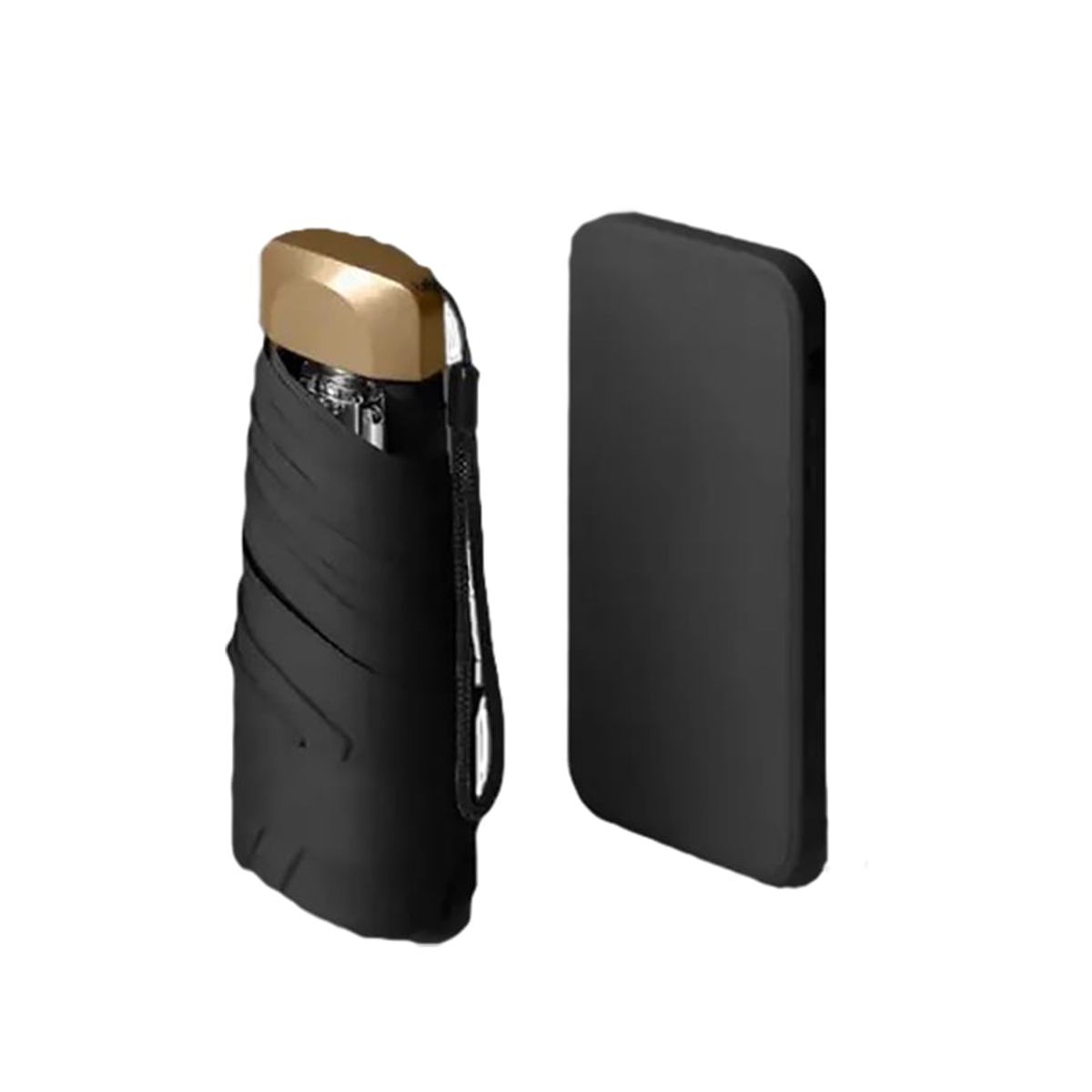 GENERICO - PARAGUAS PLEGABLE MODELO MINI BLACK UV