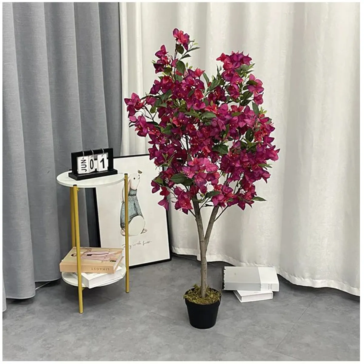 GENERICO - Planta artificial borgoña 1.20 m.