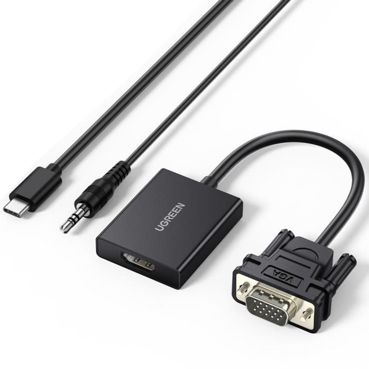 UGREEN - Convertidor VGA Macho a HDMI Hembra Ugreen COD 50945