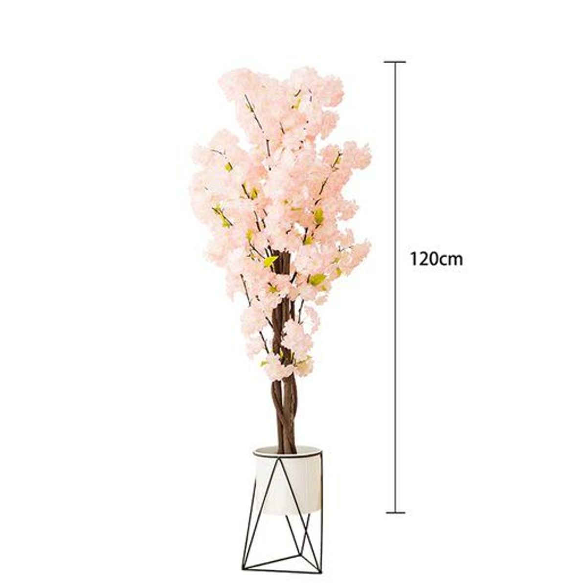 GENERICO - Planta artificial color rosa 1.20 m.