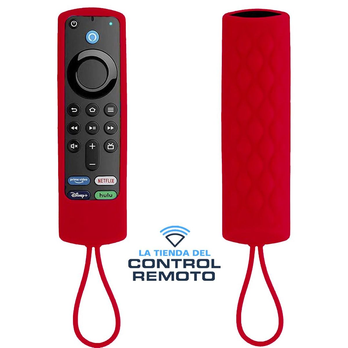 CASE - Case Protector de Silicona de Control Amazon Fire Tv Stick - Rojo