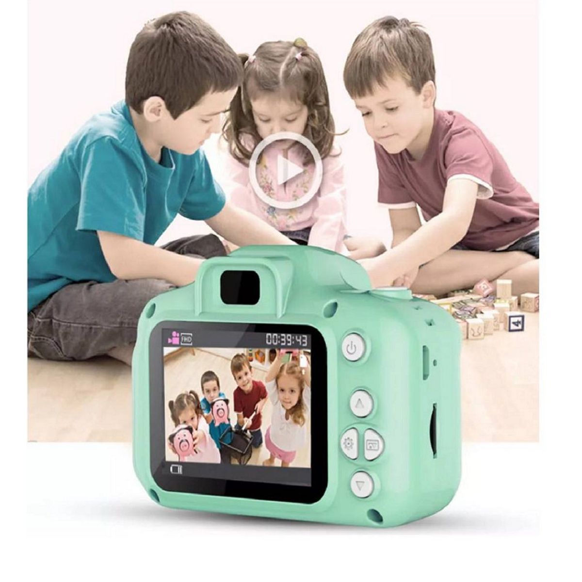 GENERICO - Mini Camara Fotográfica Video Digital Para Niños Verde