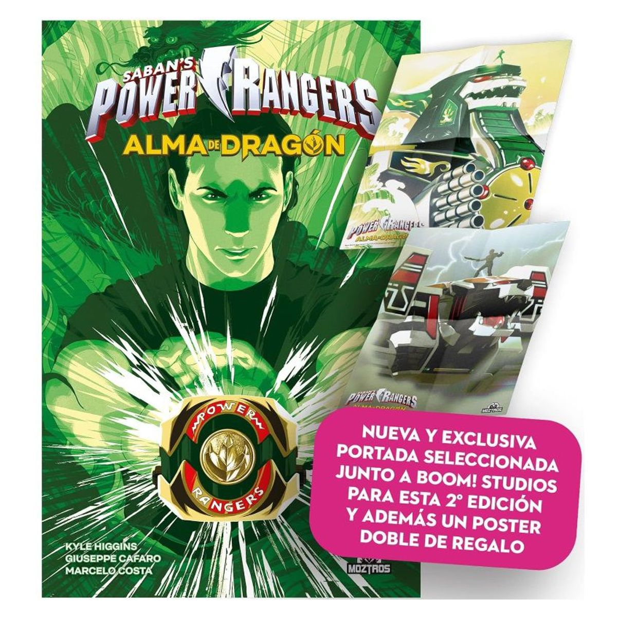 MOZTROS - Comic Mighty Morphin Power Rangers Alma de Dragon