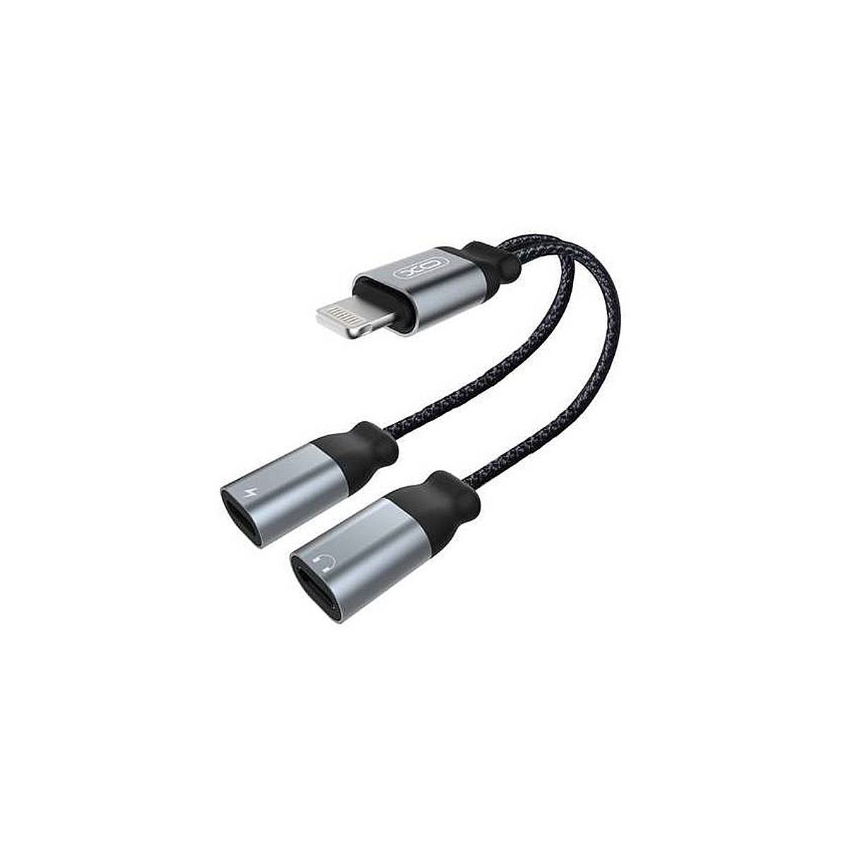 XO SIMPLE IS BEAUTY - Cable Adaptador De Audio Y Carga De Lightning Dual XO NB-R160A