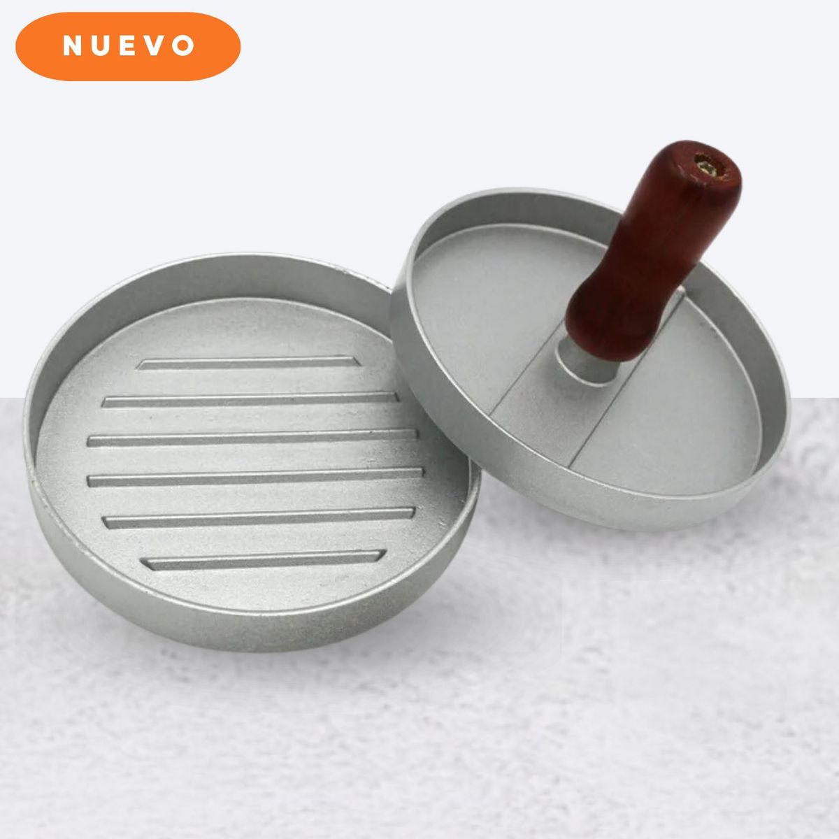 ICHIMATSU - Molde para hamburguesas con mango de madera