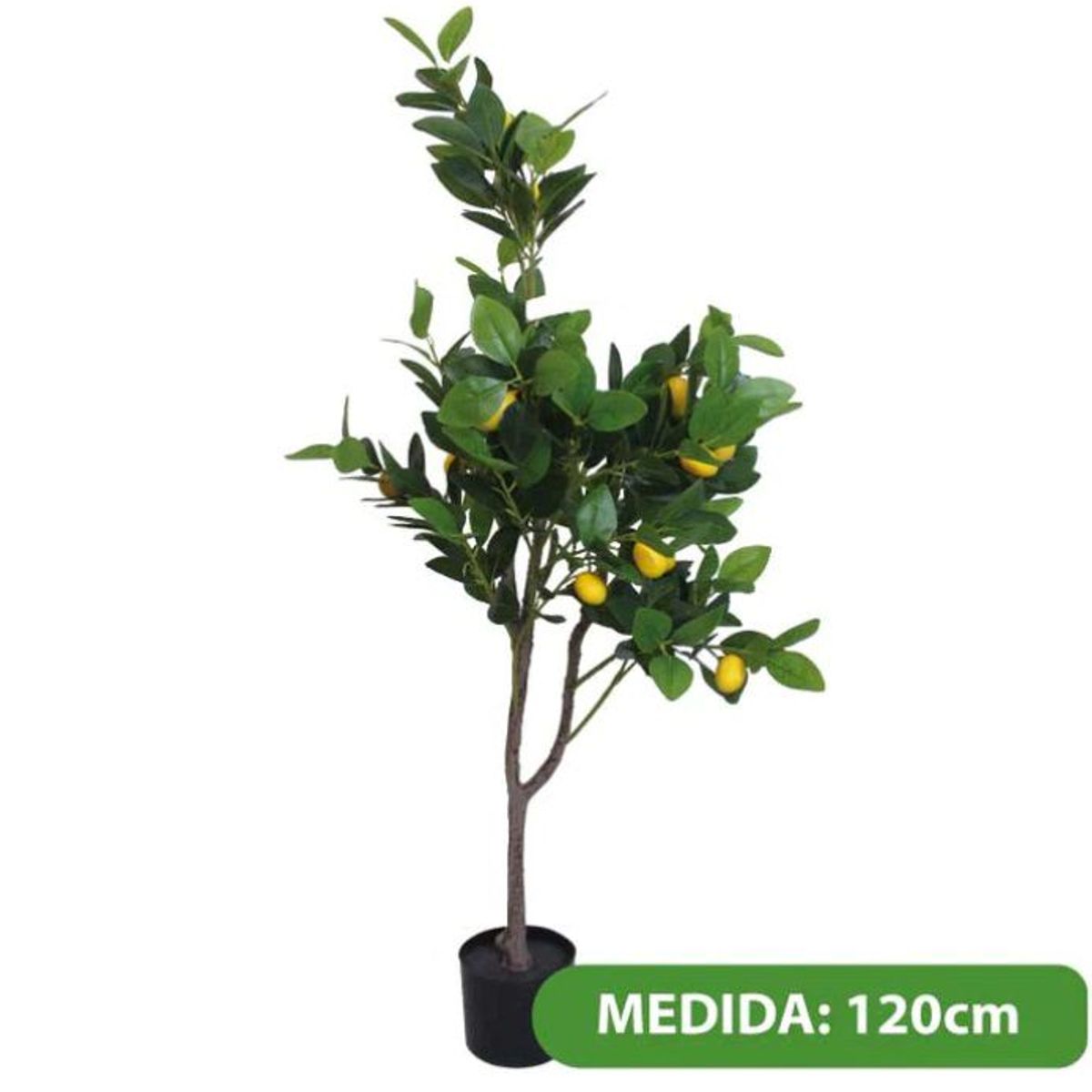 GENERICO - Planta artificial con limones 1.20 m.