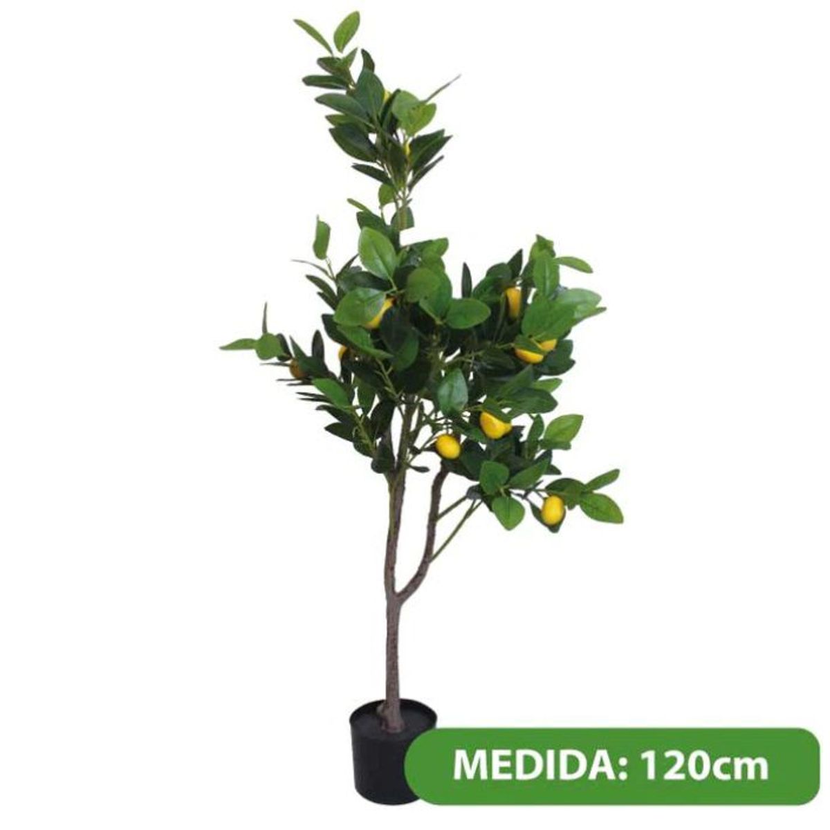 GENERICO - Planta artificial con limones 1.20 m.