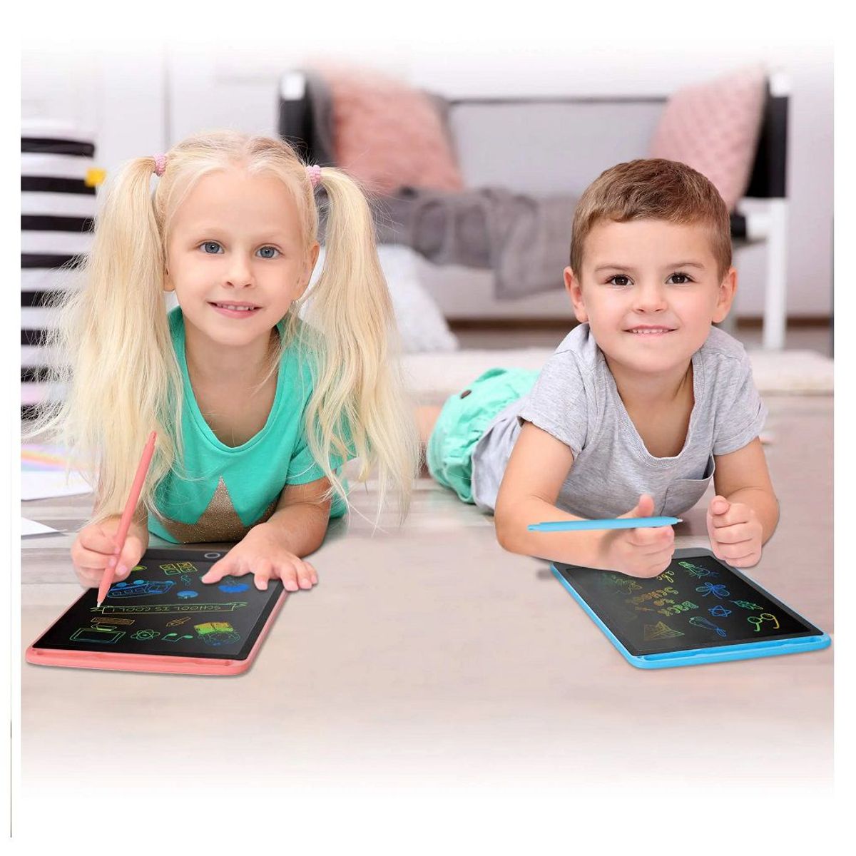 GENERICO - Pizarra Digital LCD de Dibujo y Escritura de 10 color Niñas
