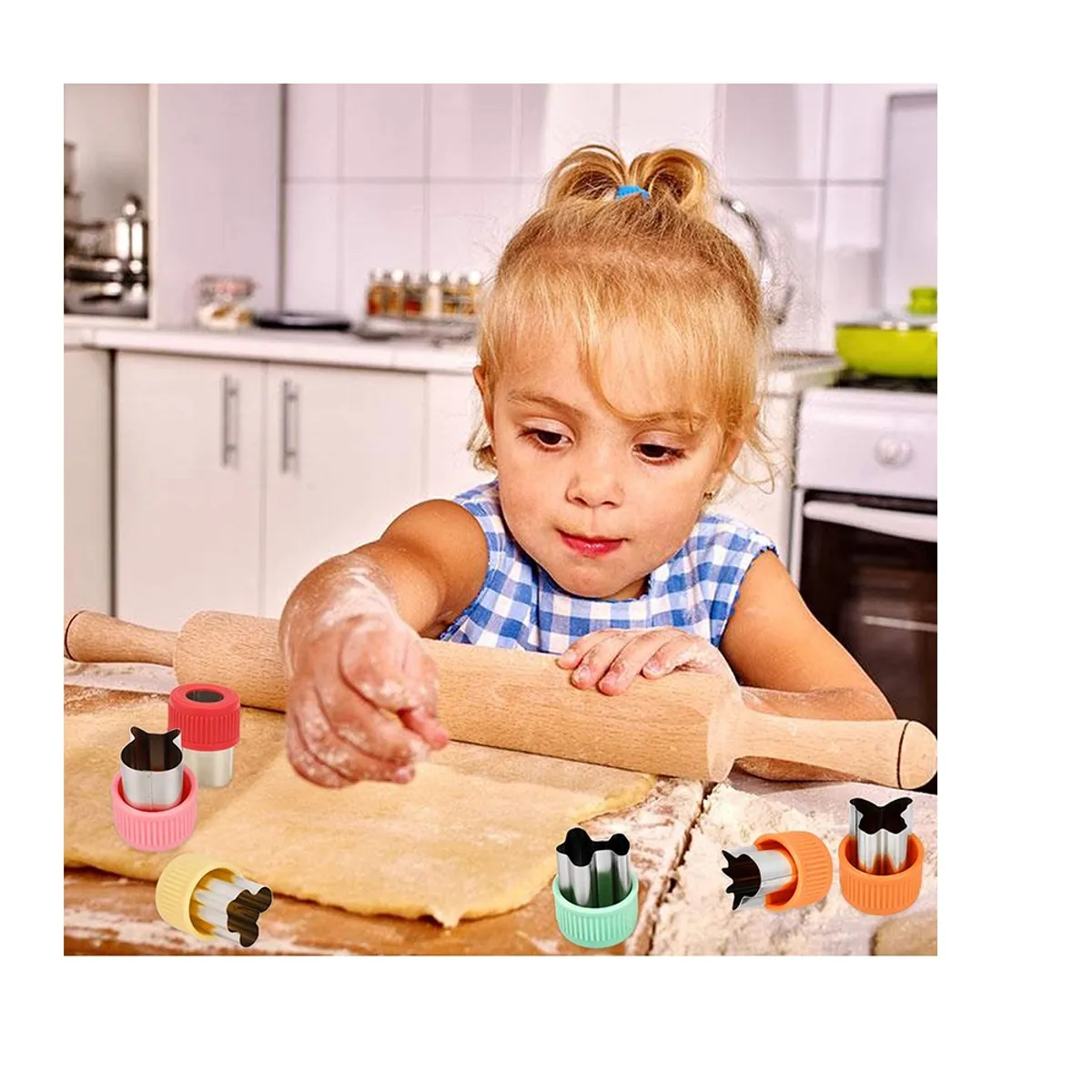 GENERICO - Kit de Moldes y Cortadores de Sándwich Loncheras Divertidas 32 piezas