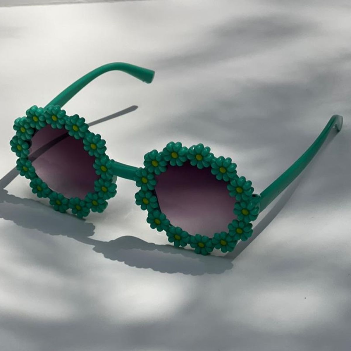 GENERICO - Lentes de sol niña con diseño de flores y protección UV400