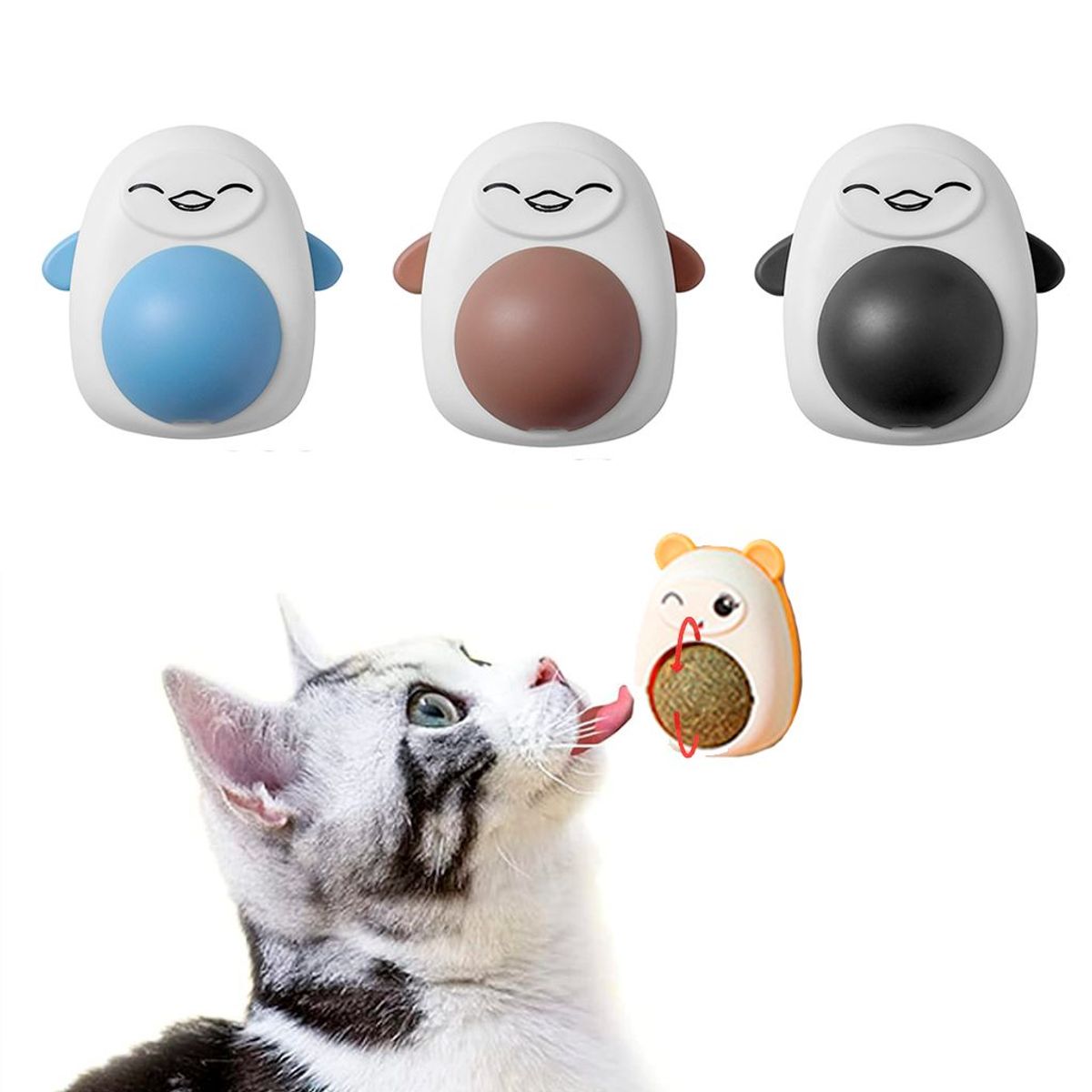 GENERICO - Juguete Bolita de Catnip para Gatos