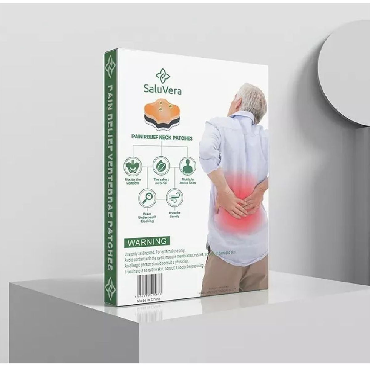 GENERICO - Pack de 10 Parches para Alivio del Dolor Lumbar