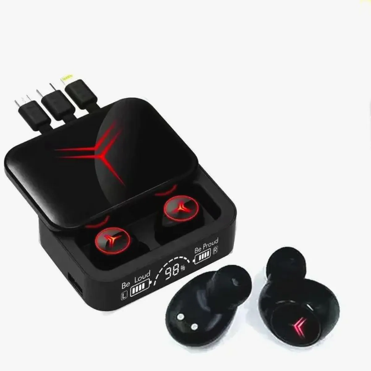 GENERICO - Audifonos Inalambricos M88 Plus con 3 estilos de carga