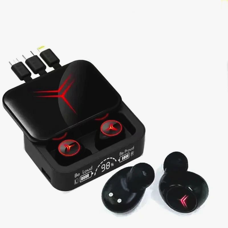 GENERICO - Audifonos Inalambricos M88 Plus con 3 estilos de carga