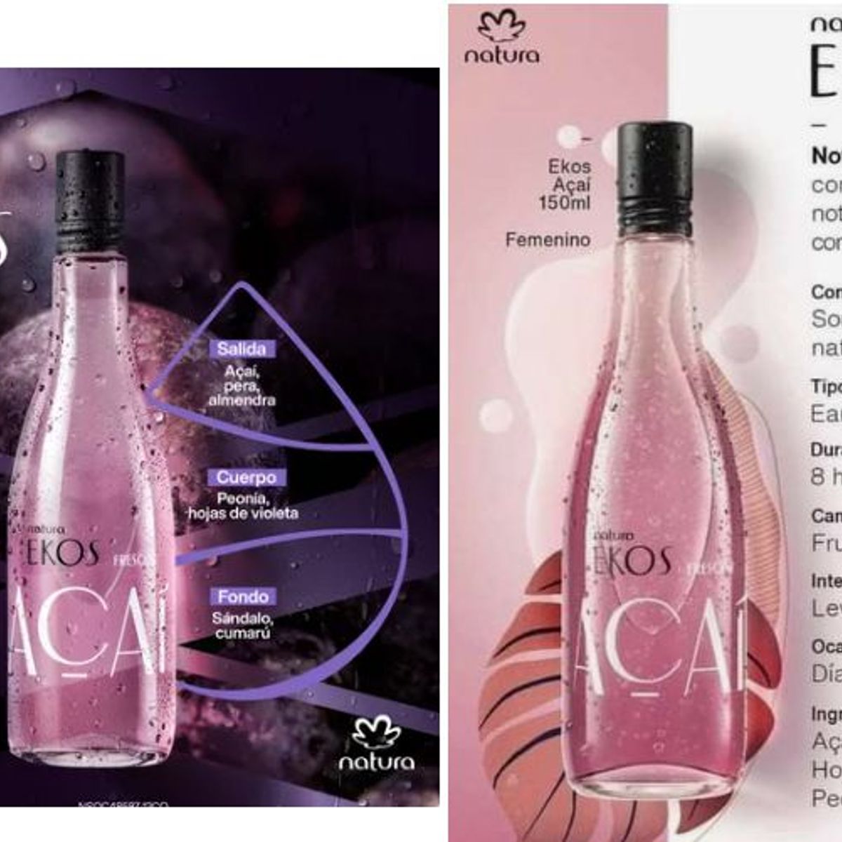 NATURA - Ekos Frescor de  ACAI de natura  -150 ml