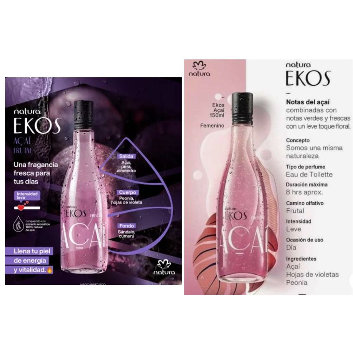 NATURA - Ekos Frescor de  ACAI de natura  -150 ml