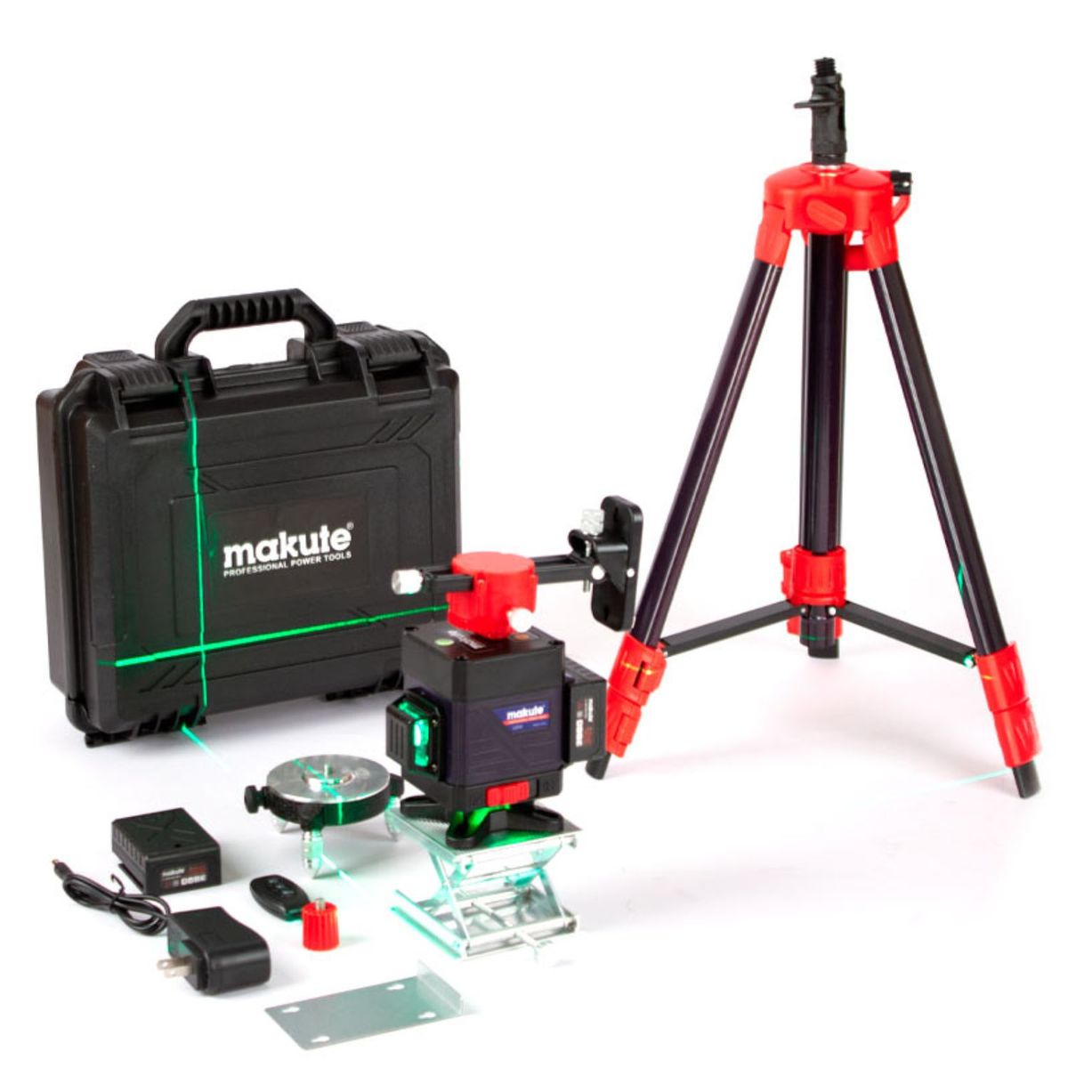 GENERICO - Nivel laser 12 lineas con tripode y maletin Makute