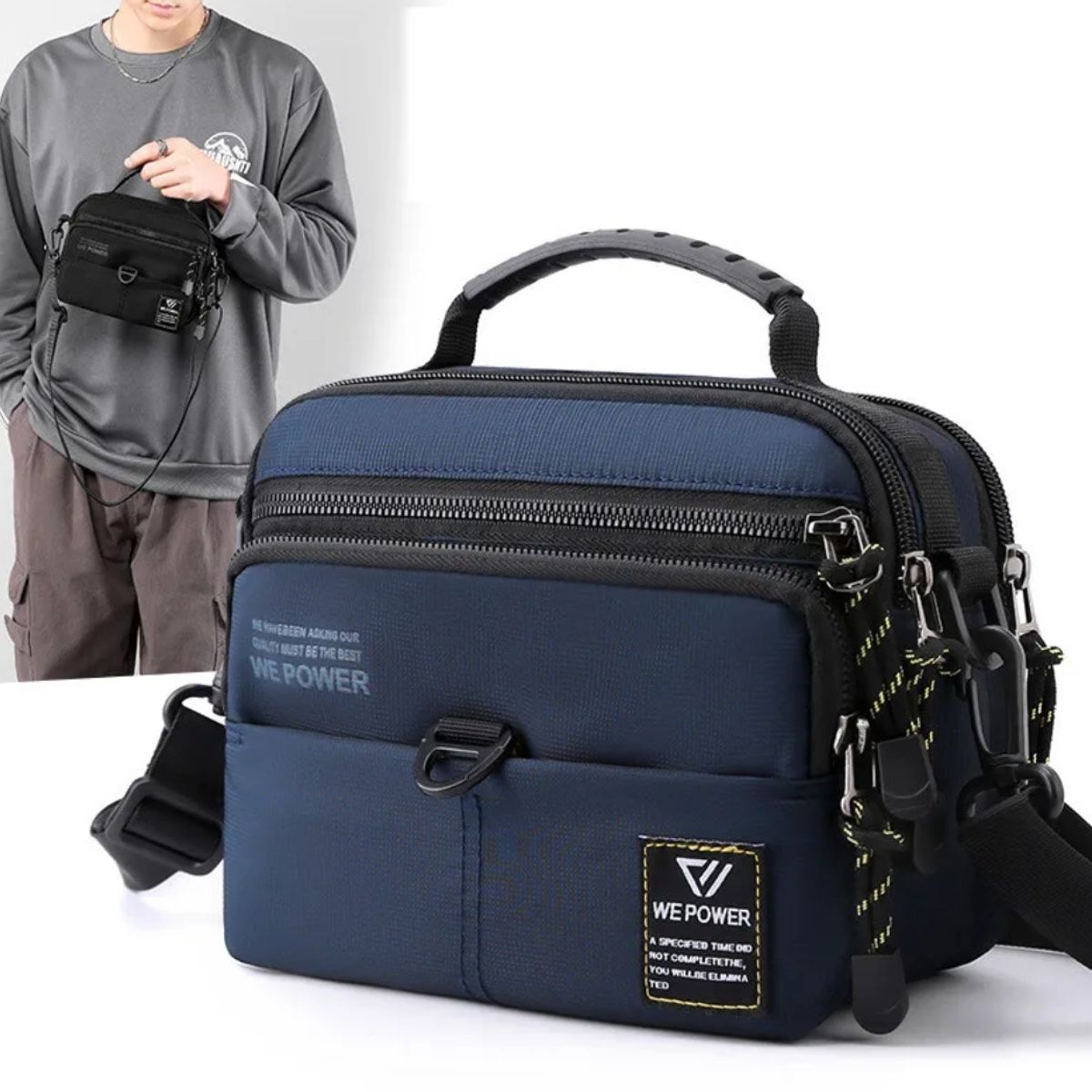 GENERICO - Morral mensajero Crossbody para Hombre