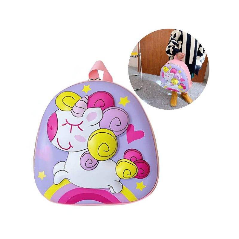 GENERICO - Mochila Unicornio Alto Relieve