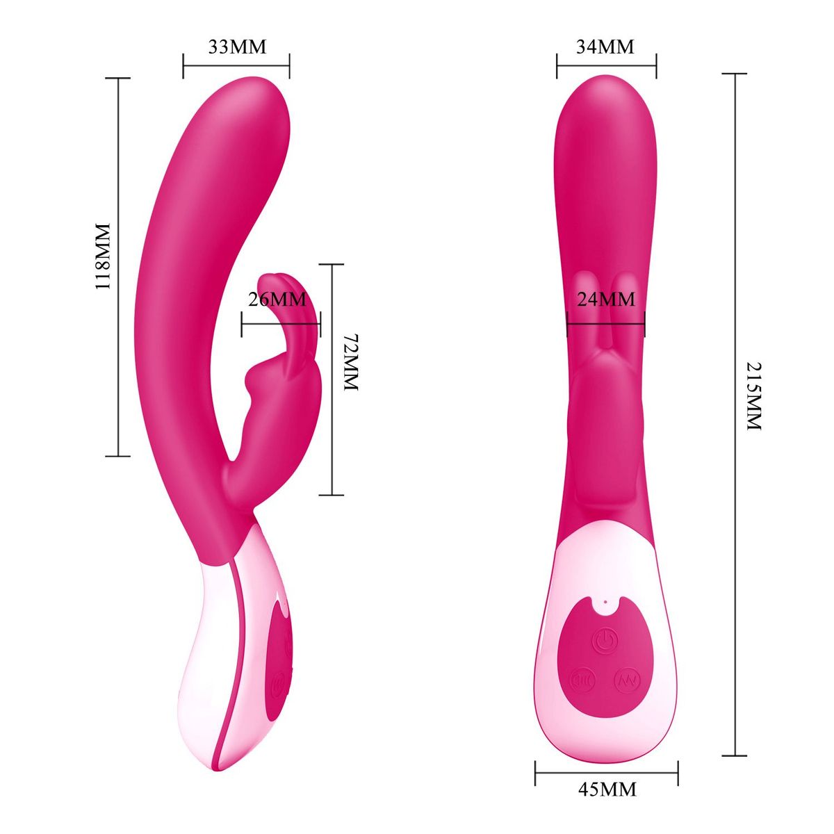 PRETTY LOVE - vibrador de Doble estimulación Pretty love Vincent