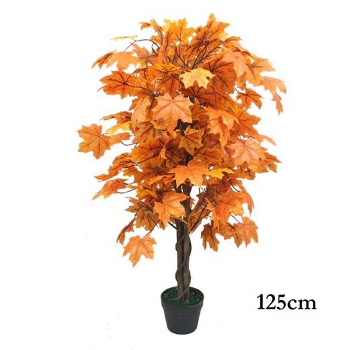 GENERICO - Planta artificial color naranja 1.25 m.