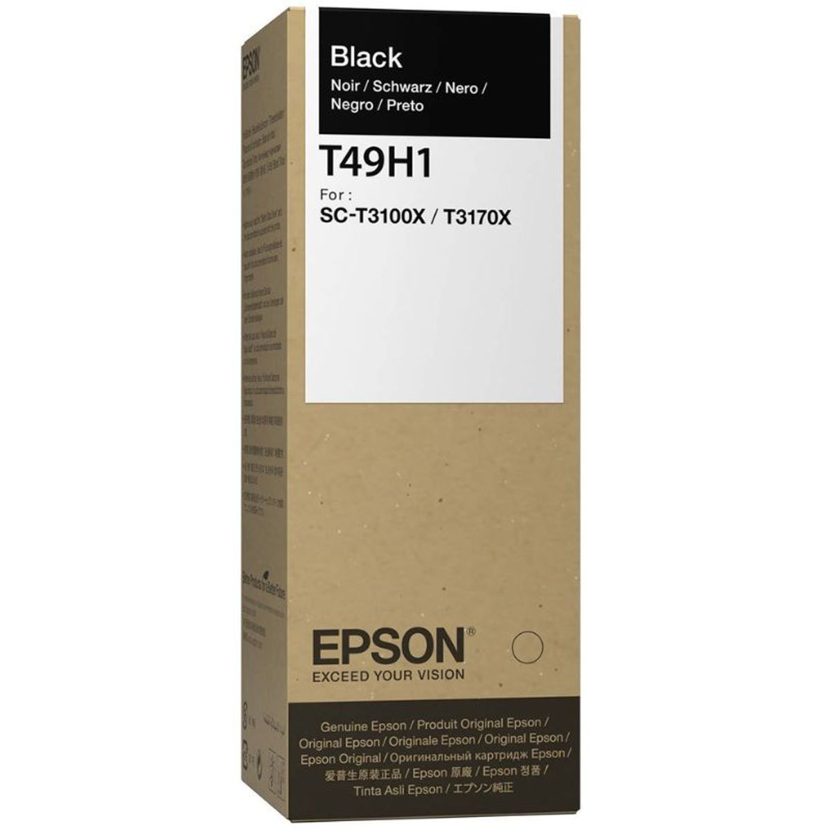 EPSON - Tinta Sublimacion Epson T49H1 Black Botella 140ML