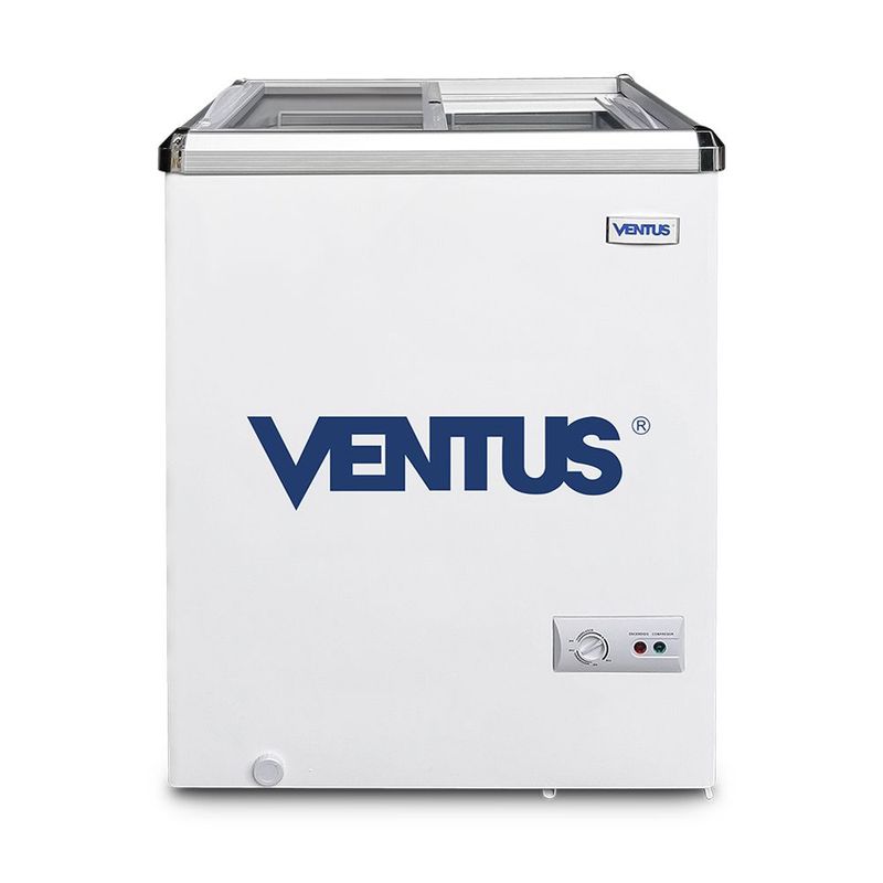 VENTUS - Congeladora Dual Tapa Vidrio CTV-110  Ventus