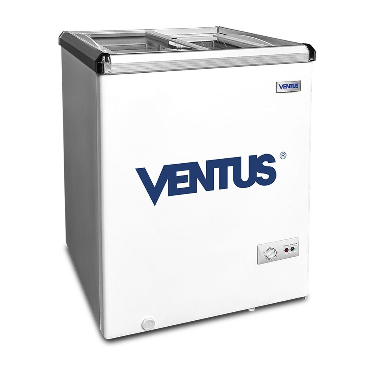VENTUS - Congeladora Dual Tapa Vidrio CTV-110  Ventus