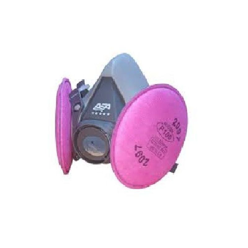 GENERICO - RESPIRADOR MEDIA CARA C FILTROS P100 PARA PARTICULAS